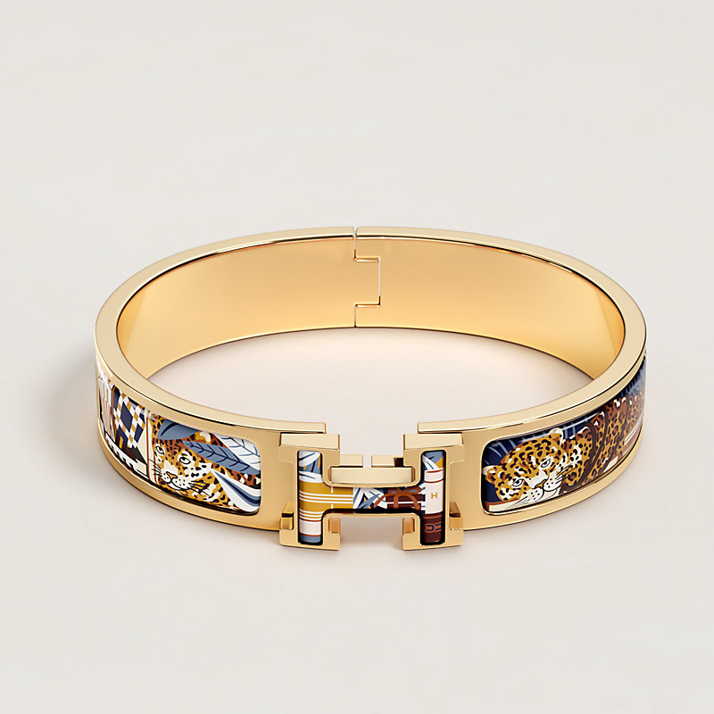 Clic H Les Douze Leopards bracelet | Hermès USA